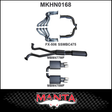 MANTA ENGINE BACK EXHAUST SYSTEM FITS HOLDEN COMMODORE VE VF 6.0L 6.2L V8 SEDAN/WAGON (MKHN0168)