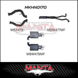 MANTA 3" CAT BACK EXHAUST SYSTEM FITS HOLDEN COMMODORE VE VF 6.0L 6.2L V8 SEDAN/WAGON (MKHN0170)