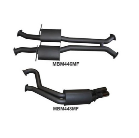 MANTA 3" DUAL CATBACK EXHAUST SYSTEM FITS HOLDEN COMMODORE VU VY VZ 5.7L 6.0L V8 UTE (MKHN0238)