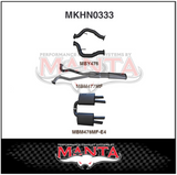 MANTA 3" CAT BACK EXHAUST SYSTEM FITS HSV CLUBSPORT GTS SENATOR VF 6.2L V8 LSA (MKHN0333)