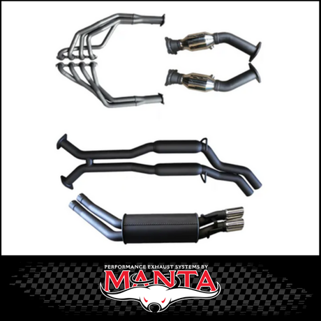 MANTA ENGINE BACK EXHAUST SYSTEM FITS HOLDEN COMMODORE VT VX VY VZ 5.7L 6.0L V8 SEDAN (MKHN0400)