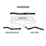 MANTA 3" DPF BACK EXHAUST SYSTEM FITS ISUZU D-MAX TF 3.0L TD 4CYL 2016-6/2020