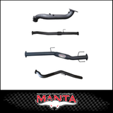 MANTA 3" TURBO BACK EXHAUST SYSTEM (DPF DELETE) FITS MAZDA BT-50 RG 3.0L TD 4CYL 2020-ON