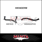 MANTA Y-PIPE & MID SECTION FITS NISSAN PATROL Y62 5.6L V8 2012-ON