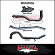 MANTA 3" TURBO BACK EXHAUST SYSTEM WITH CENTRE HOTDOG FITS NISSAN PATROL GU Y61 4.2L TD WAGON 5/1998-3/2007 (MKNI0056)
