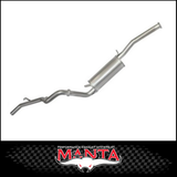 MANTA 3" OE ENGINE PIPE BACK EXHAUST SYSTEM WITH MUFFLER FITS NISSAN PATROL GQ 4.2L TD42 WAGON (MKNI0062)