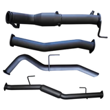 MANTA 3" TURBO BACK EXHAUST WITH CAT/HOTDOG FITS NISSAN NAVARA D23 NP300 2.3L TD 4CYL 2015-ON (MKNI0093)