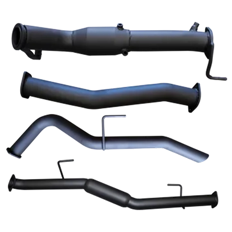 MANTA 3" TURBO BACK EXHAUST WITH CAT/HOTDOG FITS NISSAN NAVARA D23 NP300 2.3L TD 4CYL 2015-ON (MKNI0093)