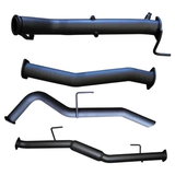 MANTA 3" TURBO BACK EXHAUST WITH NO CAT/HOTDOG FITS NISSAN NAVARA D23 NP300 2.3L TD 4CYL 2015-ON (MKNI0094)