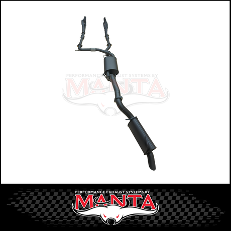 MANTA ENGINE BACK EXHAUST SYSTEM WITH MUFFLER CENTRE & BI-MODAL INTEGRATION FITS NISSAN PATROL Y62 WARRIOR  5.6L V8 2023-2026 (MKNI0128)