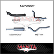 MANTA 3" TURBO BACK WITH MUFFLER EXHAUST SYSTEM FITS TOYOTA HILUX KZN165R 3.0L TD 1999-2005 (MKTY0001)
