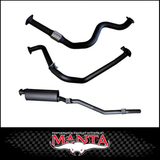 MANTA MANIFOLD BACK EXHAUST SYSTEM FITS TOYOTA LANDCRUISER HZJ75R 4.2L 1HZ 1990-1999 (MKTY0069)
