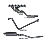 MANTA EXTRACTORS & 2.5"  EXHAUST SYSTEM FITS TOYOTA LANDCRUISER HZJ79R 4.2L 1HZ 1999-2007 (MKTY0070)