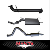 MANTA 3" CAT BACK EXHAUST SYSTEM WITH CENTRE & REAR MUFFLER FITS TOYOTA LANDCRUISER UZJ100R 1998-2007 (MKTY0078)