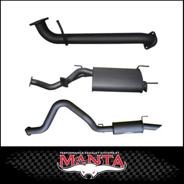 MANTA 3" CAT BACK EXHAUST SYSTEM WITH CENTRE & REAR MUFFLER FITS TOYOTA LANDCRUISER UZJ100R 1998-2007 (MKTY0078)