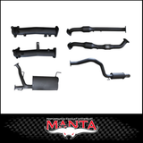 MANTA 2.5" TWIN INTO 3" STAINLESS STEEL TURBO BACK EXHAUST SYSTEM FITS TOYOTA LANDCRUISER VDJ200R 4.5L V8 2015-2021