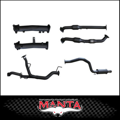 MANTA 2.5" TWIN INTO 3" STAINLESS STEEL TURBO BACK EXHAUST SYSTEM FITS TOYOTA LANDCRUISER VDJ200R 4.5L V8 2015-2021