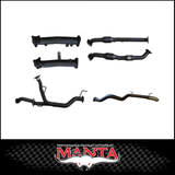 MANTA 2.5" TWIN INTO 3" STAINLESS STEEL TURBO BACK EXHAUST SYSTEM FITS TOYOTA LANDCRUISER VDJ200R 4.5L V8 2015-2021