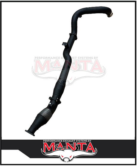 MANTA 4" TURBO BACK SIDE-EXIT EXHAUST SYSTEM (DPF DELETE) FITS TOYOTA LANDCRUISER VDJ79R 4.5L V8 SINGLE CAB 2016-2025 - NO CA