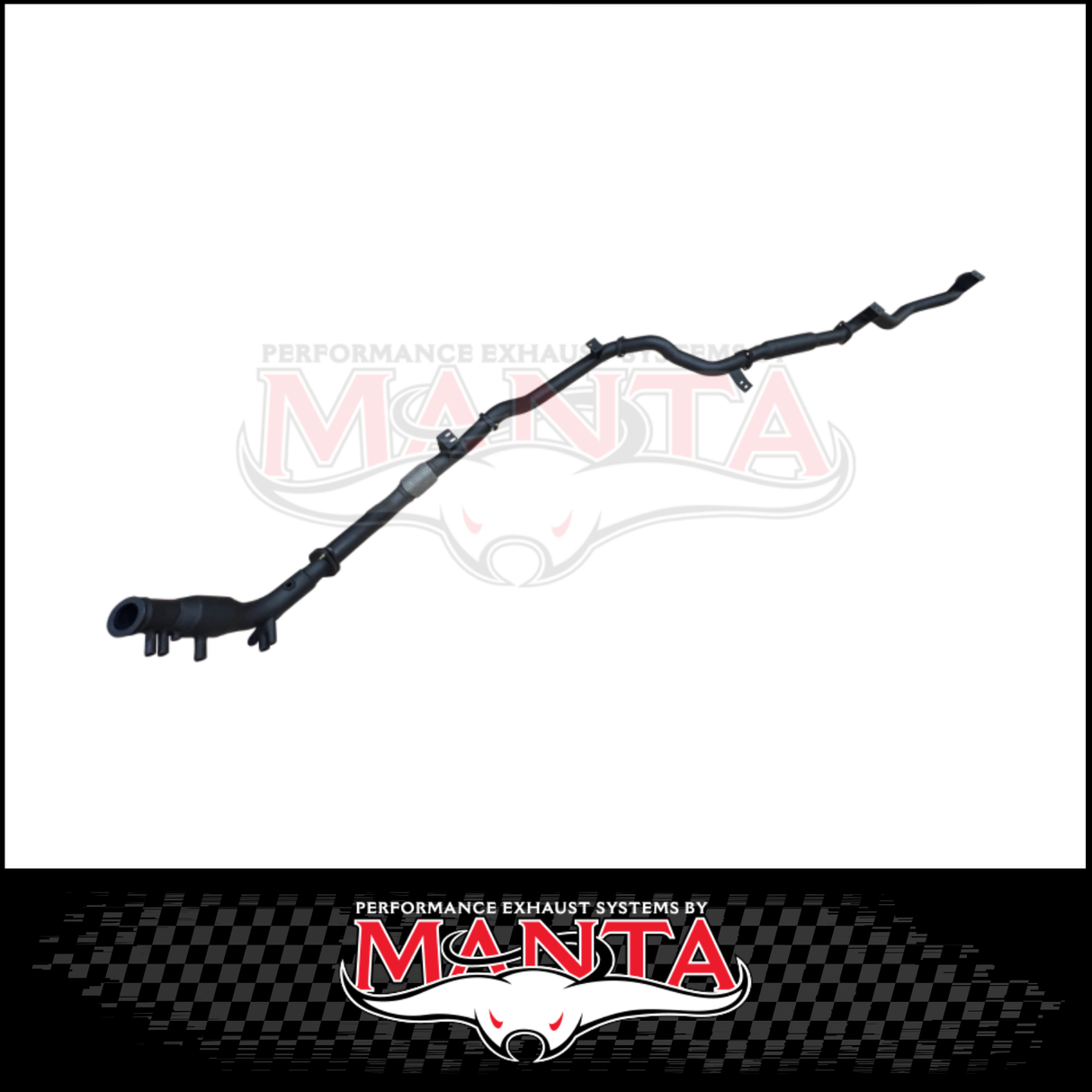MANTA 3" TURBO BACK EXHAUST SYSTEM (DPF DELETE) FITS TOYOTA LANDCRUISER GDJ79R 2.8L 4CYL 10/2023-ON