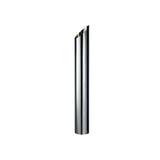 CHROME EXHAUST STACK MITRE CUT 6" OD WITH PLAIN INLET