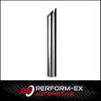 CHROME EXHAUST STACK MITRE CUT 6" OD WITH PLAIN INLET