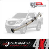 PERFORM-EX 3" STAINLESS STEEL DPF BACK EXHAUST SYSTEM FITS MAZDA BT-50 UR 3.2L TD 2016-6/2020