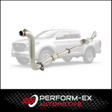 PERFORM-EX 3" STAINLESS STEEL TURBO BACK EXHAUST SYSTEM (DPF DELETE) FITS MAZDA BT-50 RG 3.0L 4CYL 7/2020-ON