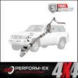 PERFORM-EX 3" STAINLESS STEEL WITH MUFFLER TURBO BACK EXHAUST SYSTEM FITS NISSAN PATROL Y61 GU 4.2L TD WAGON (NI208-MDPSS)(