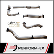 PERFORM-EX 3" STAINLESS STEEL WITH HOTDOG TURBO BACK EXHAUST SYSTEM FITS NISSAN PATROL Y61 GU 4.2L TD UTE