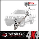 PERFORM-EX 3" STAINLESS STEEL WITH MUFFLER TURBO BACK EXHAUST SYSTEM FITS NISSAN PATROL Y61 GU 4.2L TD UTE (NI209-MDPSS)