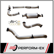 PERFORM-EX 3" STAINLESS STEEL WITH MUFFLER TURBO BACK EXHAUST SYSTEM FITS NISSAN PATROL Y61 GU 4.2L TD UTE