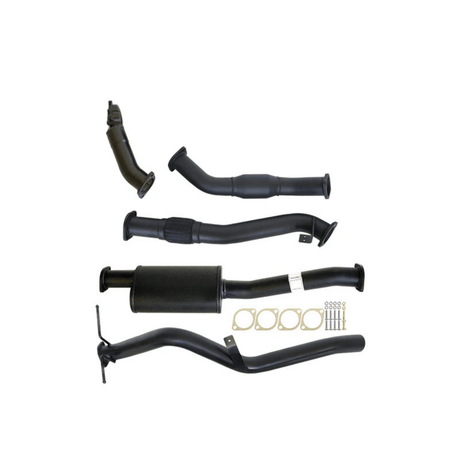 PERFORM-EX 3" TURBO BACK EXHAUST FITS NISSAN NAVARA D22 3.0L ZD30 2001-2006 - CAT/MUFFLER (NI213-MC)