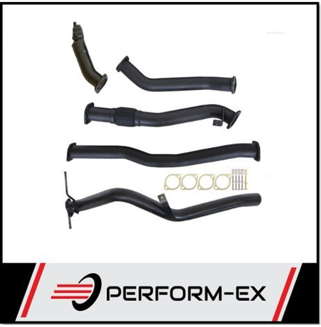 PERFORM-EX 3" TURBO BACK EXHAUST PIPE ONLY FITS NISSAN NAVARA D22 3.0L ZD30 2001-2006 (NI213-PO)