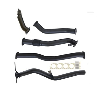 PERFORM-EX 3" TURBO BACK EXHAUST PIPE ONLY FITS NISSAN NAVARA D22 3.0L ZD30 2001-2006 (NI213-PO)