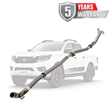 PERFORM-EX 3" STAINLESS STEEL TURBO BACK EXHAUST SYSTEM FITS NISSAN NAVARA D23 NP300 2.3L TD 4CYL 2015-ON