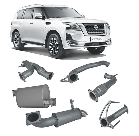 REDBACK 3" 409 STAINLESS STEEL CAT BACK EXHAUST SYSTEM FITS NISSAN PATROL Y62 5.6L V8 2012-ON