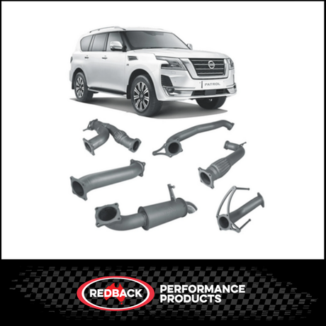 REDBACK 3" 409 STAINLESS STEEL CAT BACK EXHAUST SYSTEM FITS NISSAN PATROL Y62 5.6L V8