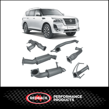 REDBACK 3" 409 STAINLESS STEEL CAT BACK EXHAUST SYSTEM FITS NISSAN PATROL Y62 5.6L V8