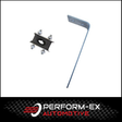 PERFORM-EX 316 STAINLESS STEEL TOYOTA LANDCRUISER EXHAUST MOUNT BRACKET