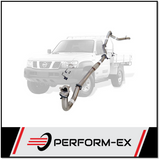 PERFORM-EX 3" STAINLESS STEEL PIPE ONLY TURBO BACK EXHAUST SYSTEM FITS NISSAN PATROL Y61 GU 4.2L TD UTE