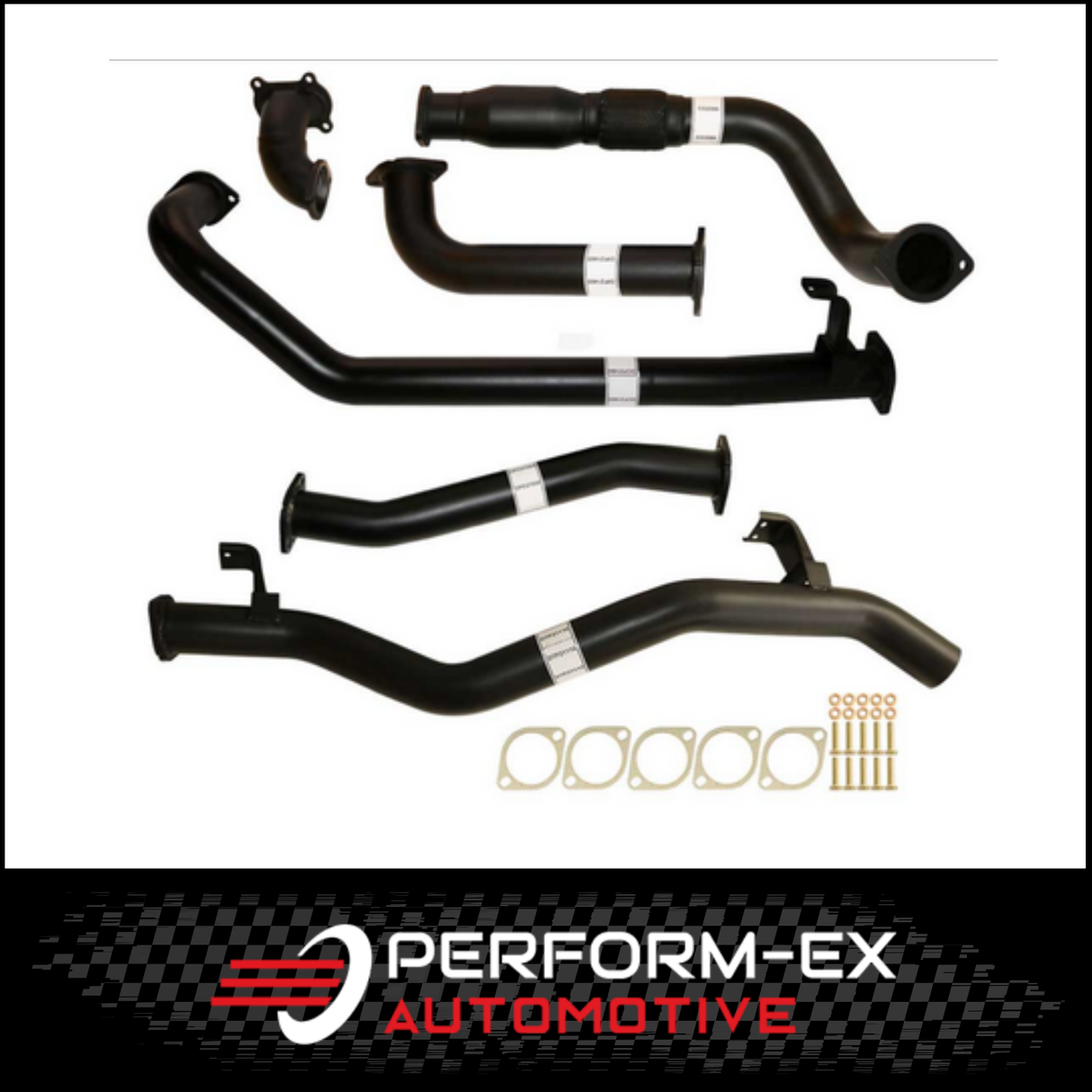 PERFORM-EX 3" TURBO BACK EXHAUST WITH CAT/PIPE ONLY FITS TOYOTA LANDCRUISER HDJ79R 1999-2007