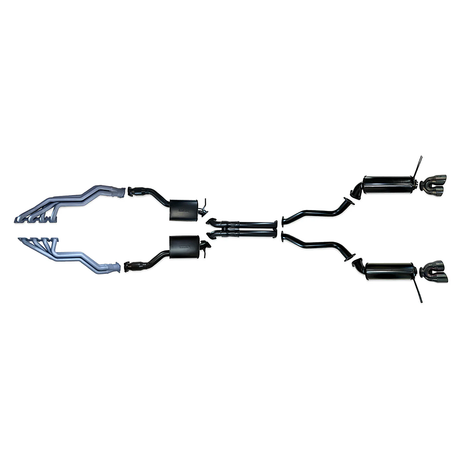 PACEMAKER HEADERS, CATS AND 3" CATBACK EXHAUST SYSTEM FITS JEEP GRAND CHEROKEE WK2 TRACKHAWK 6.4L SUPERCHARGED V8 2018-2021 (PP2655-52)