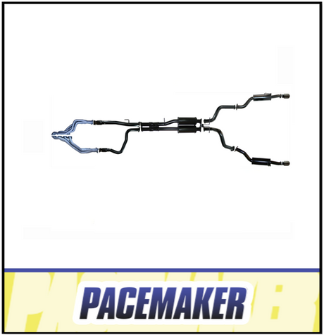 PACEMAKER 3" HEADERS/CATS AND CATBACK EXHAUST WITH REAR MUFFLERS FITS RAM 1500 DS 5.7L V8 2018-2021 (PP2662-05)