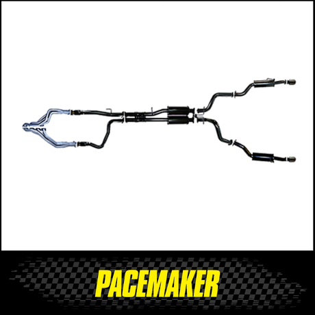 PACEMAKER CERAMIC COATED HEADERS, CATS AND 3" CATBACK EXHAUST WITH REAR MUFFLERS FITS RAM 1500 DT 5.7L V8 2021-ON (PP2662-16)