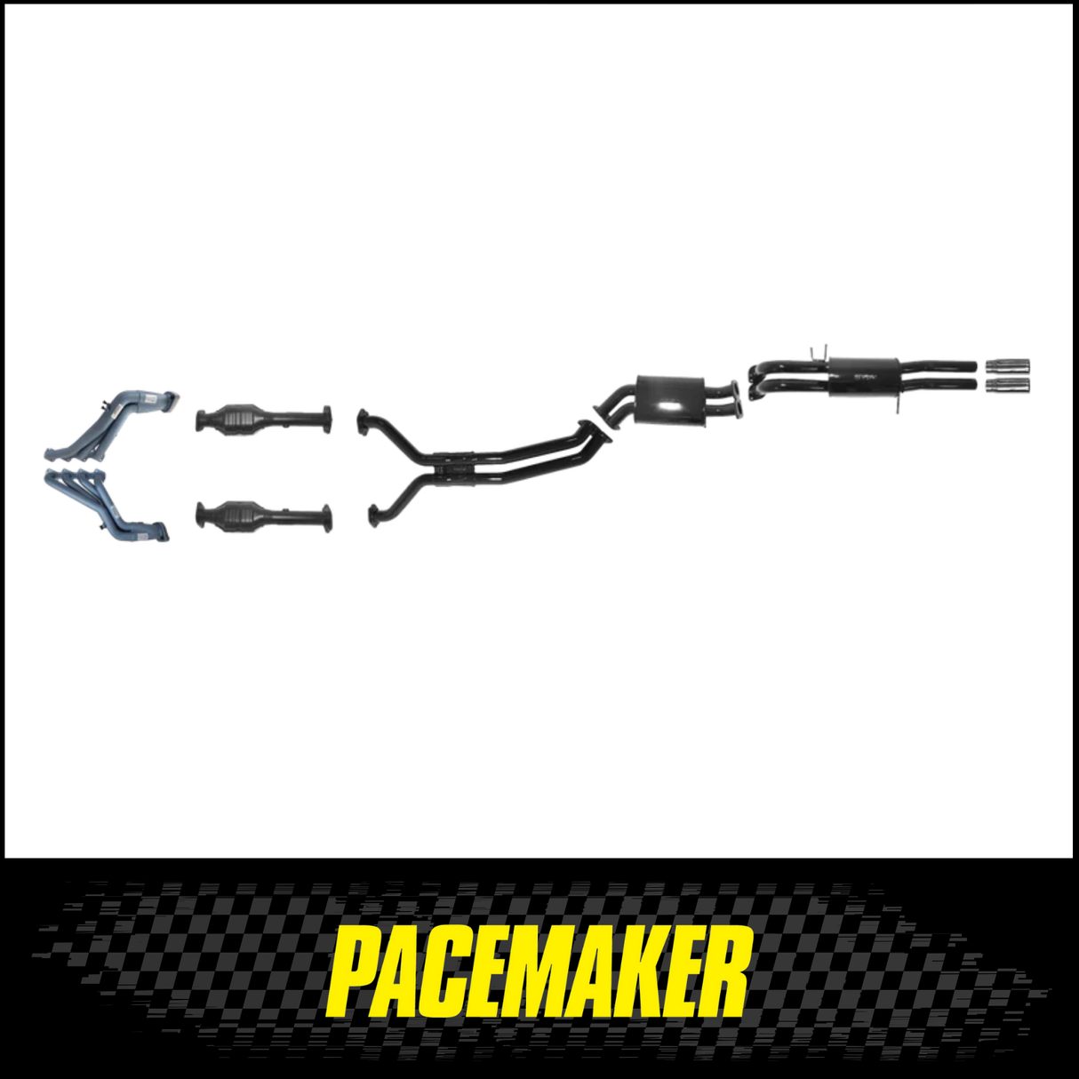 PACEMAKER ENGINE BACK EXHAUST SYSTEM FITS FORD FALCON BA BF 5.4L BOSS XR8 UTE 1/2003-4/2008 (PP4008-10)