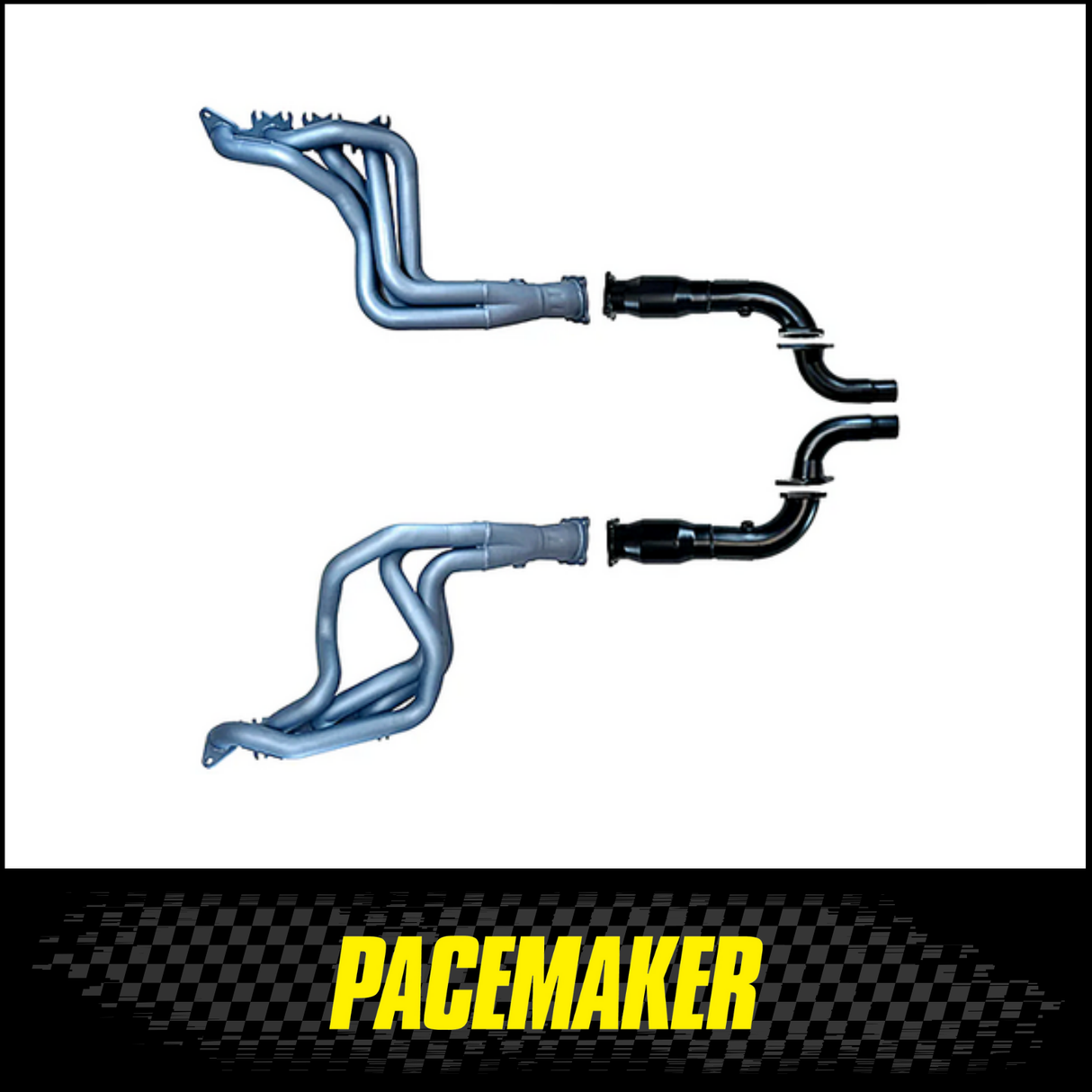 PACEMAKER CERAMIC COATED HEADERS & CATS TO SUIT FACTORY EXHAUST FITS FORD MUSTANG FN 6TH GEN 5.0L V8 COYOTE 2018-2023 (PP4178-59)
