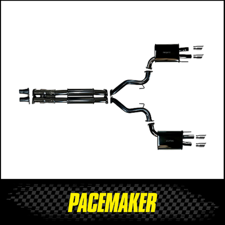 PACEMAKER 3" CATBACK EXHAUST SYSTEM FITS FORD MUSTANG FO S650 7TH GEN 5.0L V8 COYOTE 7/2023-ON (PP4182-55)