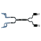 PACEMAKER CERAMIC COATED HEADERS, CATS AND 3" CATBACK EXHAUST FITS FORD MUSTANG FO S650 7TH GEN 5.0L V8 COYOTE 7/2023-ON (PP4182-57)