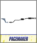 PACEMAKER EXTRACTORS, CAT & CATBACK EXHAUST SYSTEM FITS FORD FALCON BA BF FG 4.0L XL XLS UTE 10/2002-10/2016 (PP4490-07)